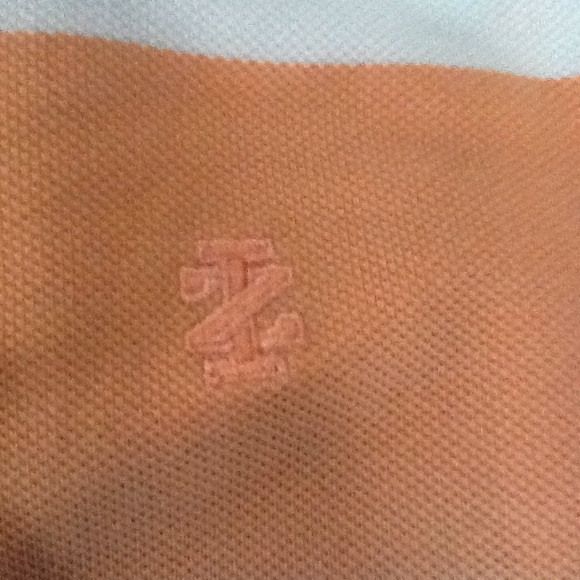 Izod Blue/Grey/Orange Stripe Polo Shirt Sz XL NWT - Picture 6 of 6